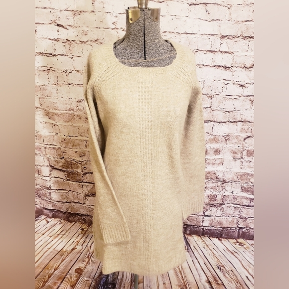 NWT Max Studio Rib Trim Sweater Dress/Top Small - Picture 4 of 9